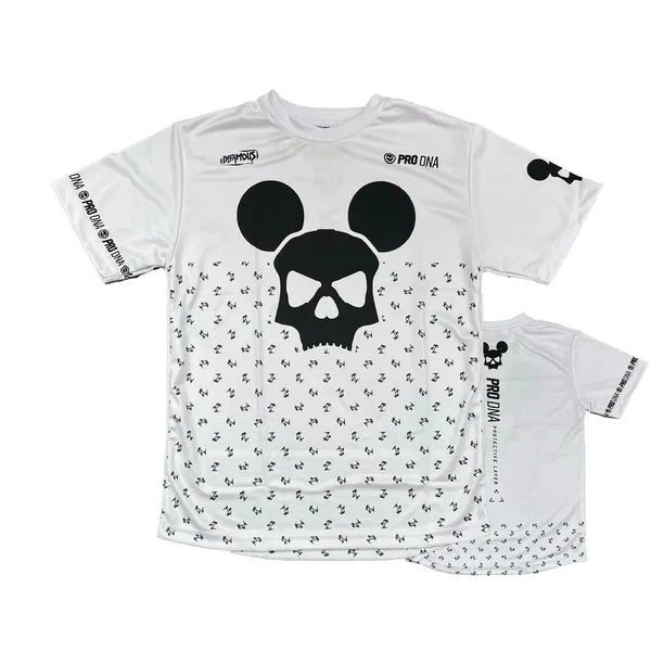 Dryfit Shirt - Skull Mouse – White — alternate view 3