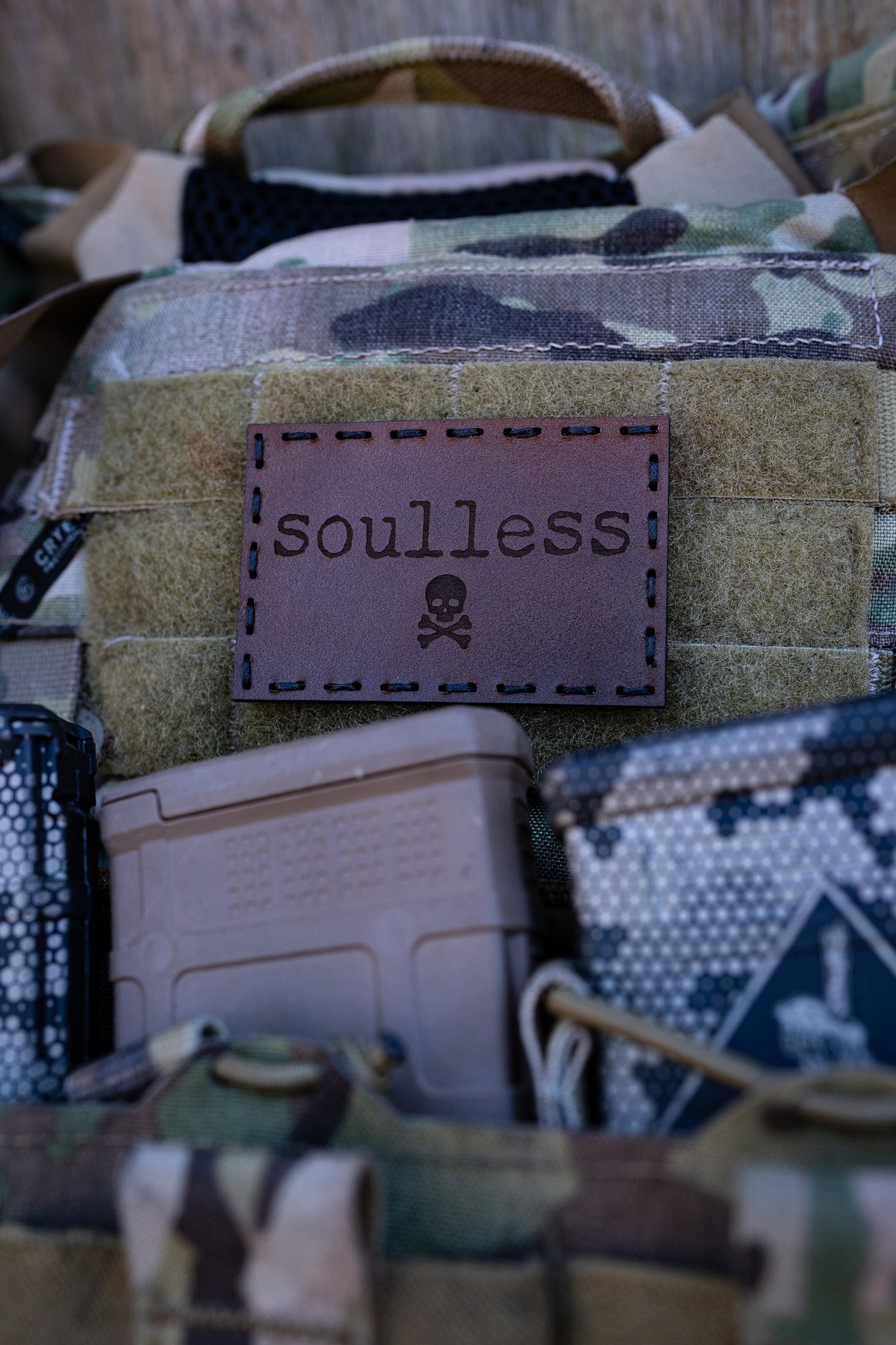 Soulless lädermärke