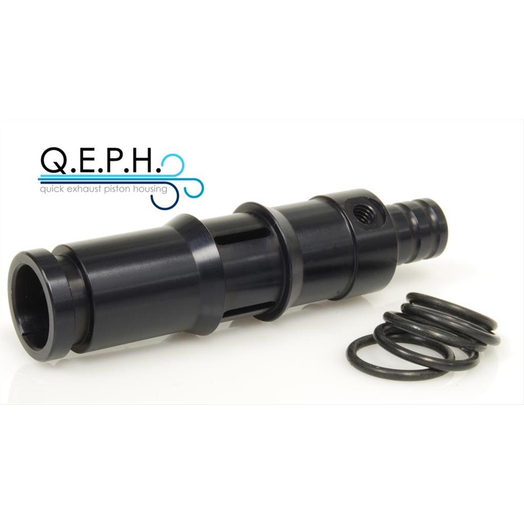 Quick Exhaust Piston Housing QEPH -Black