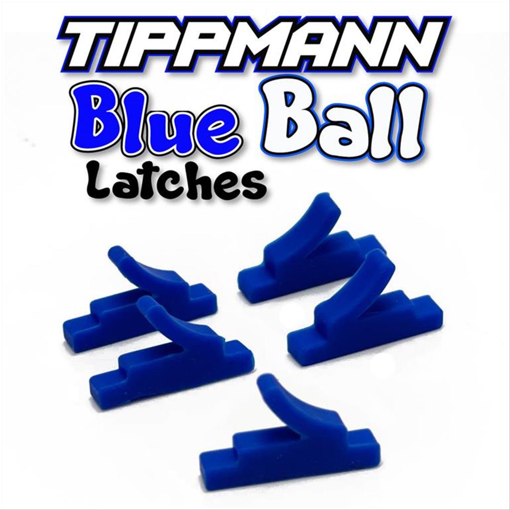 Soft Touch Blue Ball Latch - 5 Pack- Fits Tippmann