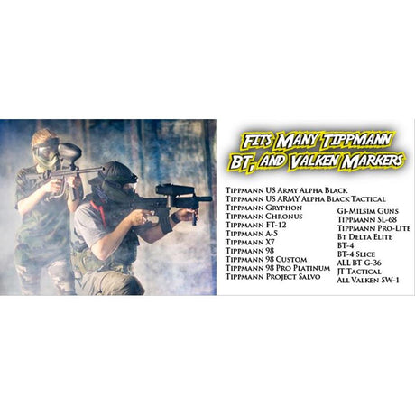 Super Bolt - Anti Chop Bolt System : Fits Tippmann, BT, and Valken Markers — alternate view 2