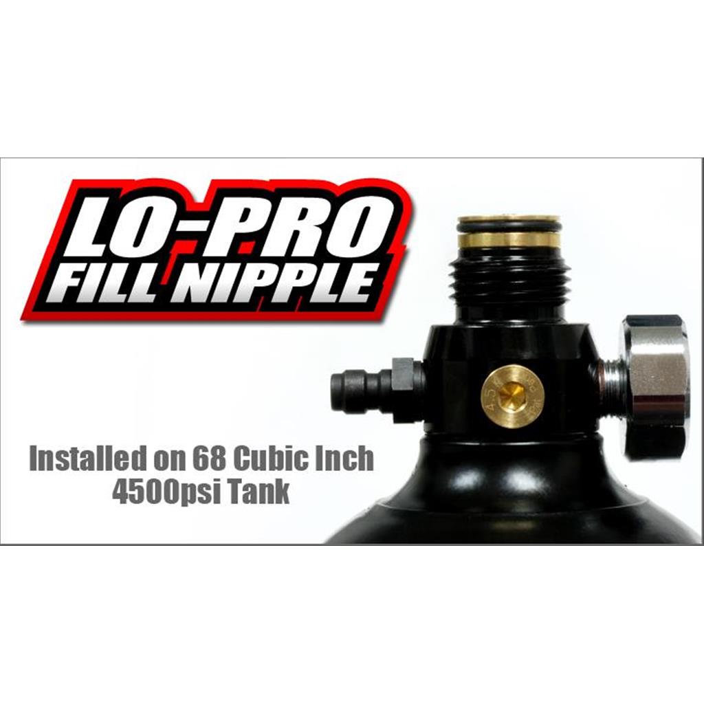 LoPro High Pressure Fill Nipple – Stainless — alternate view 2
