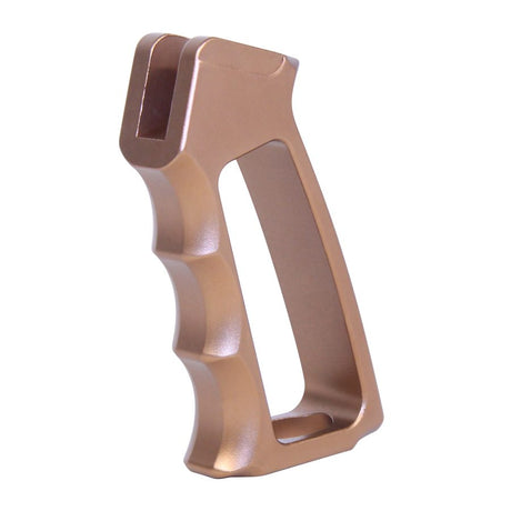 Guntec Ultralight Series Gen 2 Skeletonized Anodized Aluminum Pistol Grip – Silver — alternate view 4