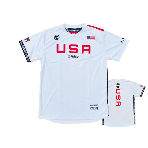 Dryfit Tech T-shirt - Usa Le – White