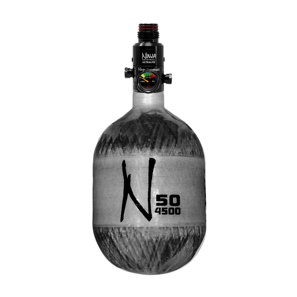 Lite Carbon Fiber Air Tank - 50/4500 – PROV3 Blackout Aluminum Bonnet Regulator — alternate view 8