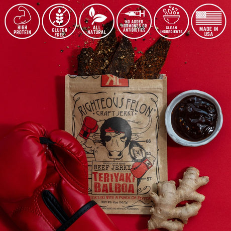 Teriyaki Balboa Beef Jerky — alternate view 4