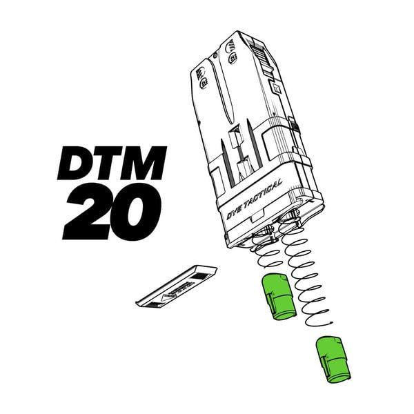 Planet Eclipse DTM-20 Spring & Follower Kit for DYE 20rd Magazines – 12 Pack