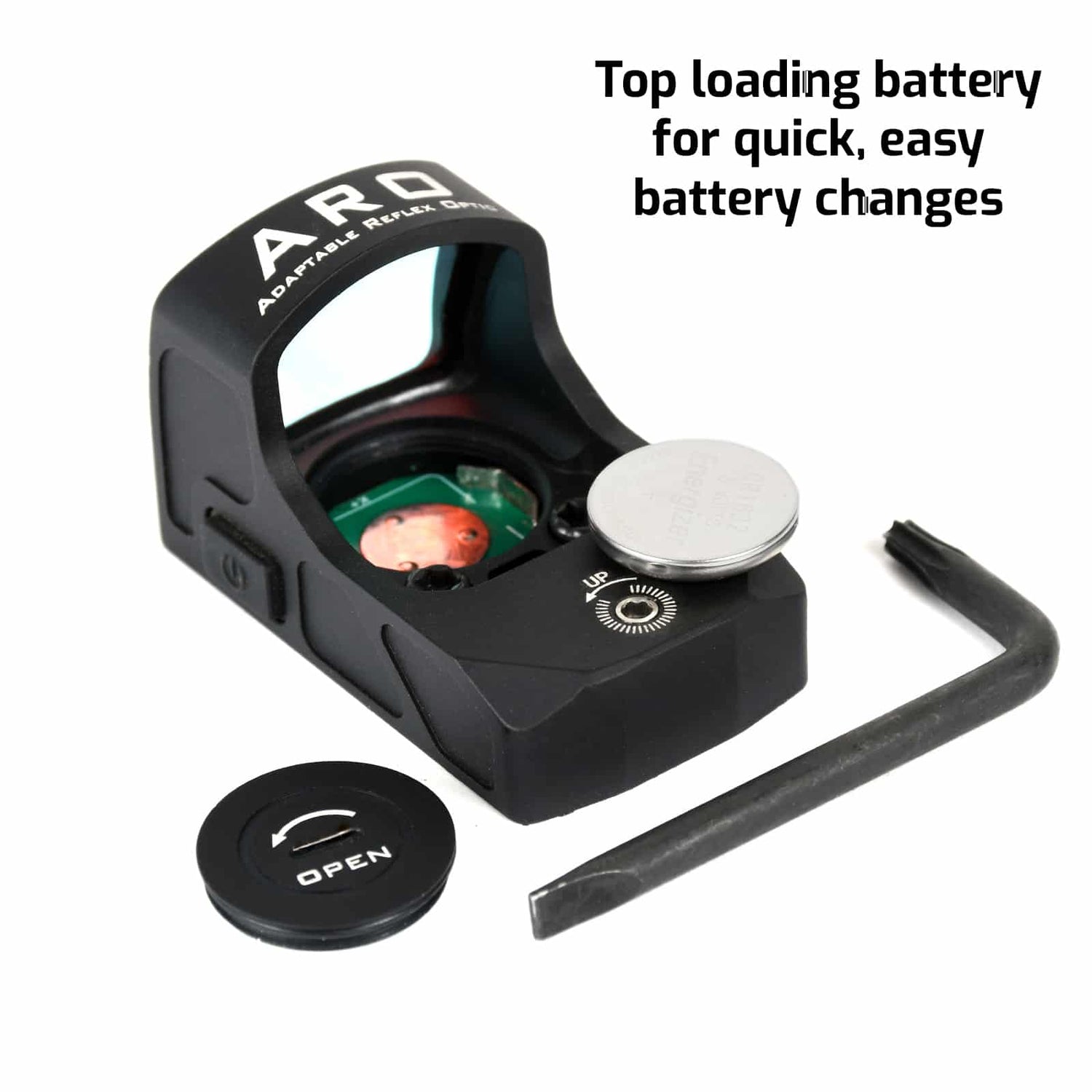 ARO™ Micro Red Dot Reflex Sight with Optional Riser Mount — alternate view 5
