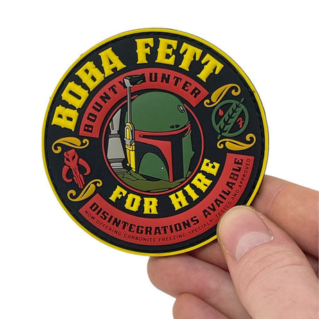 Bounty Hunter for Hire Patch + Sticker — alternate view 2