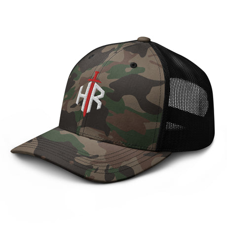 HRTI Camouflage trucker hat — alternate view 4