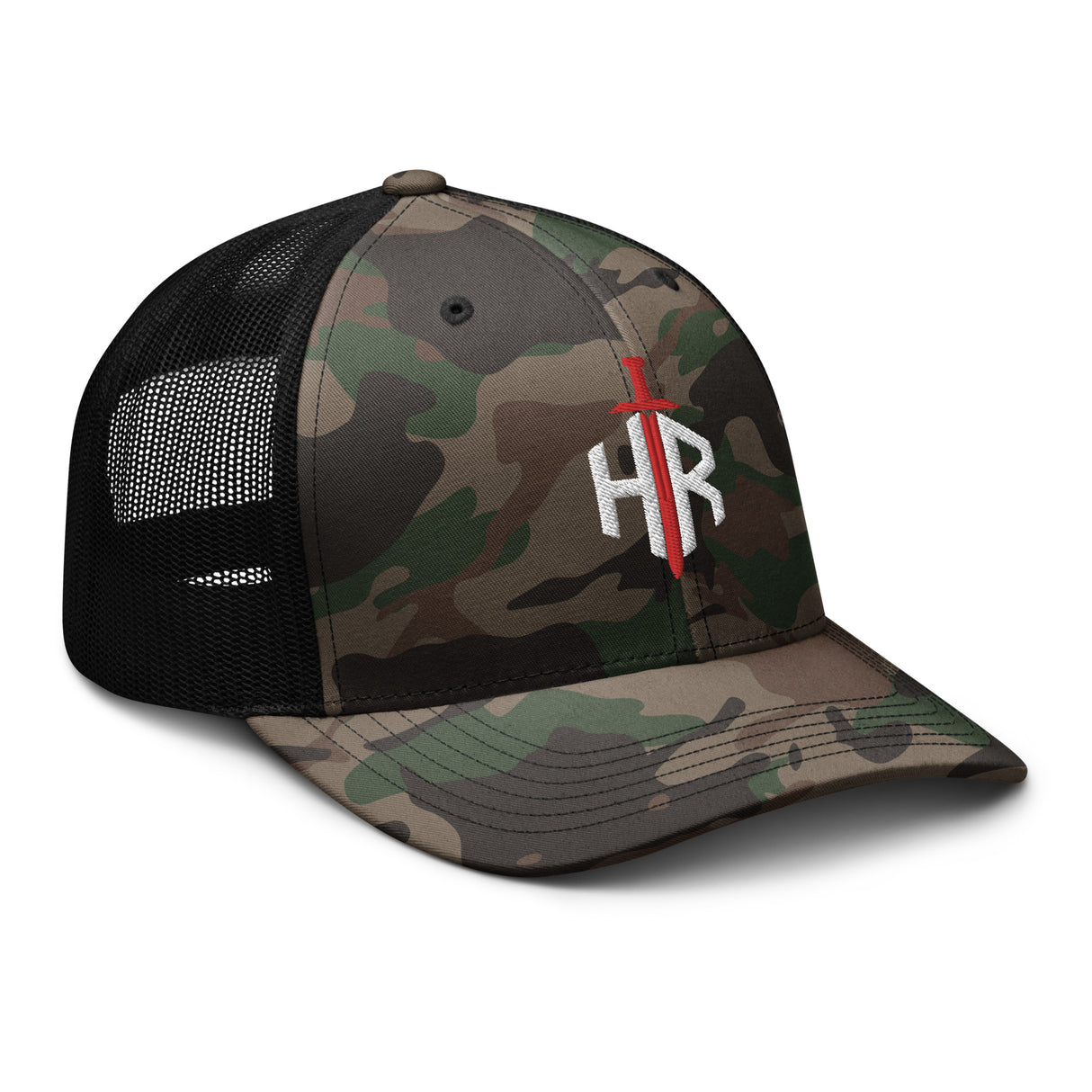 HRTI Camouflage trucker hat — alternate view 5