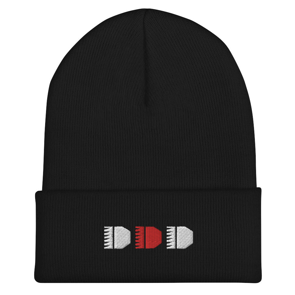 Brrrt Cuffed Beanie – Black