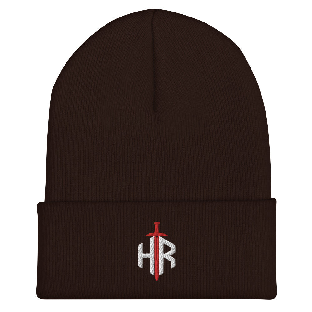 HRTI Cuffed Beanie – Brown — alternate view 2