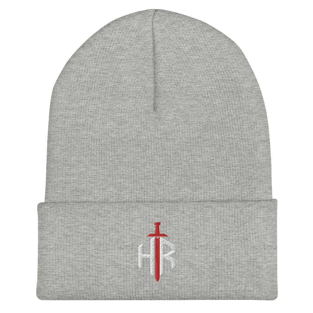 HRTI Cuffed Beanie – Heather Grey — alternate view 6