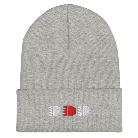 Brrrt Cuffed Beanie – Heather Grey — alternate view 6