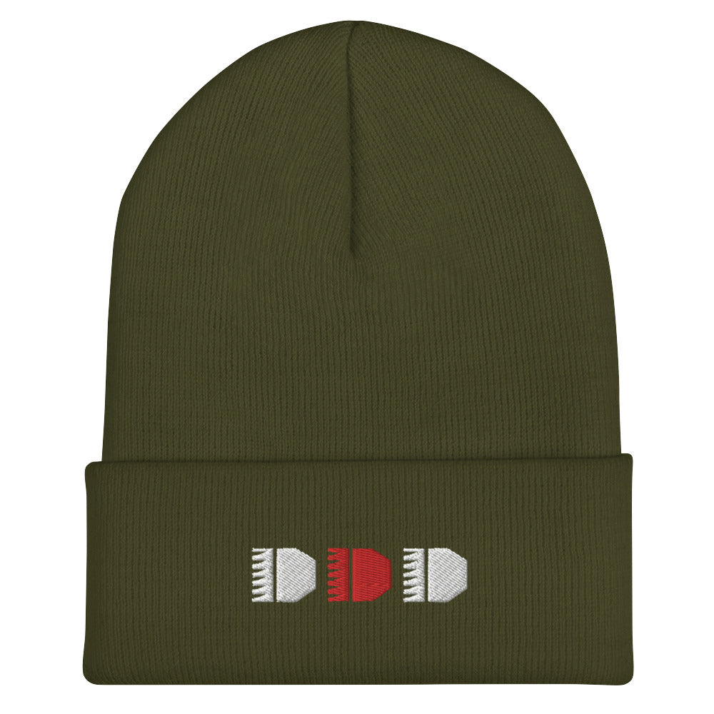 Brrrt Cuffed Beanie – Olive — alternate view 5