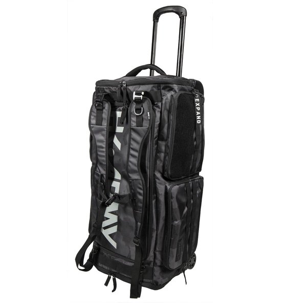 Expand Roller Paintball Gear Bag – Shroud Black/Red — alternate view 5