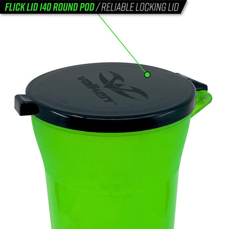 Flick Lid 140 Round Paintball Pods – Clear — alternate view 2