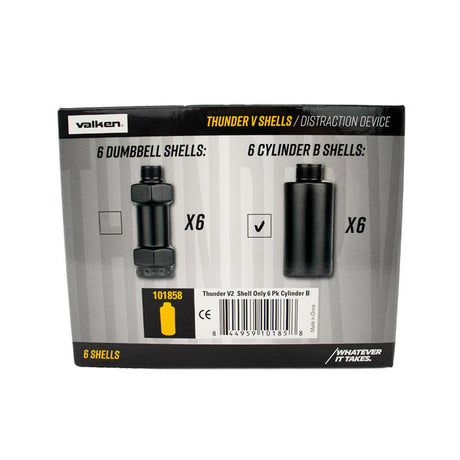 Valken Thunder V2 CO2 Sound Simulation Grenade Cylinder B Shells - 6 Pack - Event Pre-Order — alternate view 4