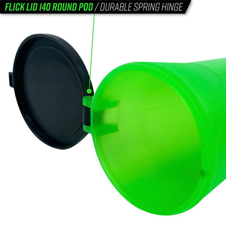 Flick Lid 140 Round Paintball Pods – Red — alternate view 3