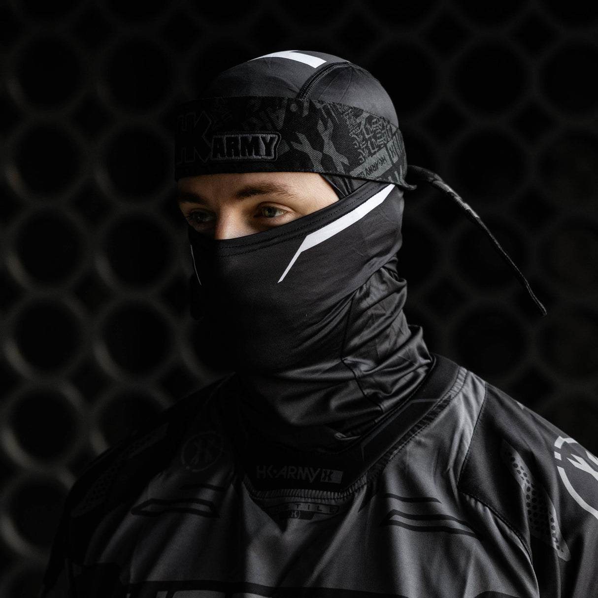 Hostile® Balaclava - Slash Black — alternate view 2