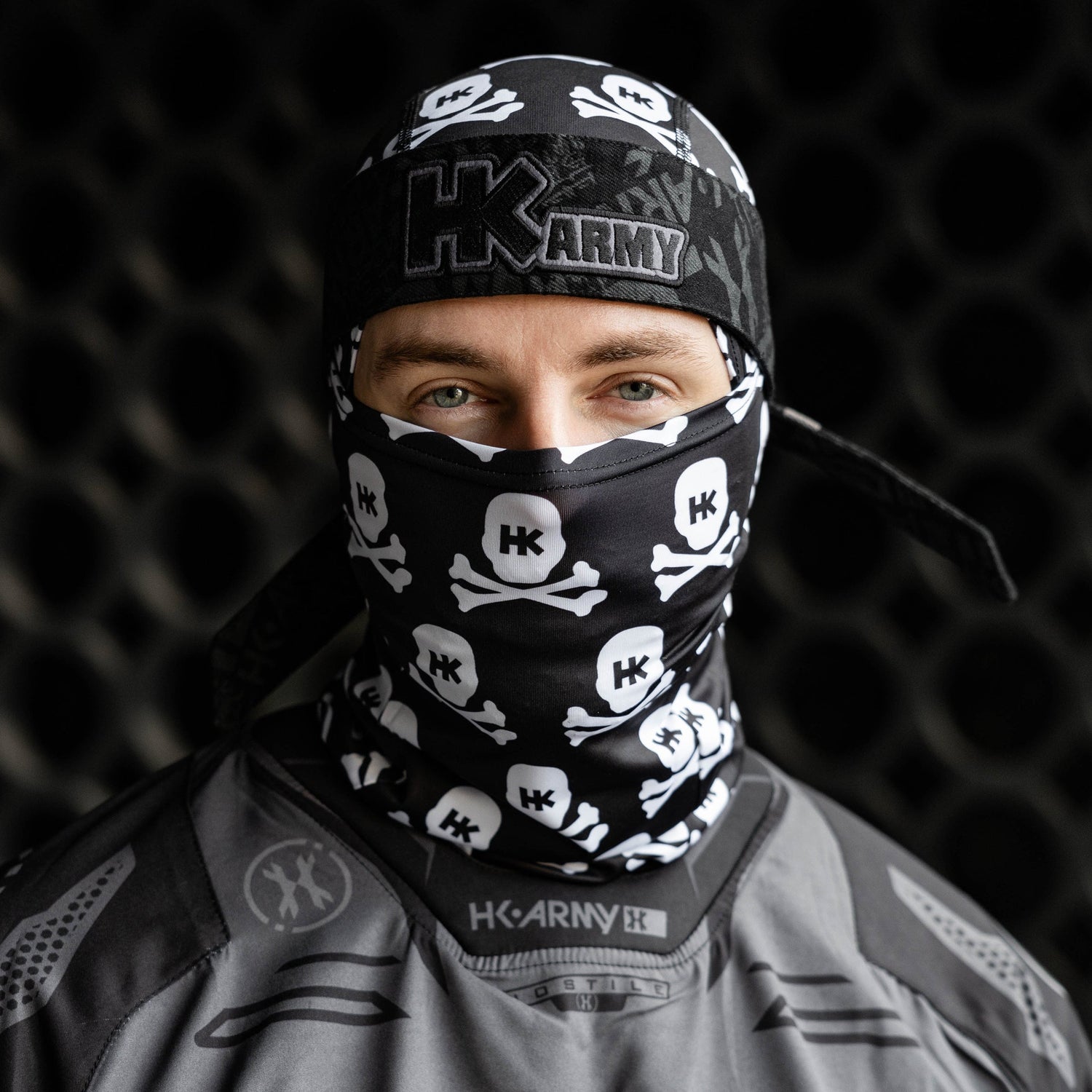 Hostile® Balaclava - Skulls Black — alternate view 2