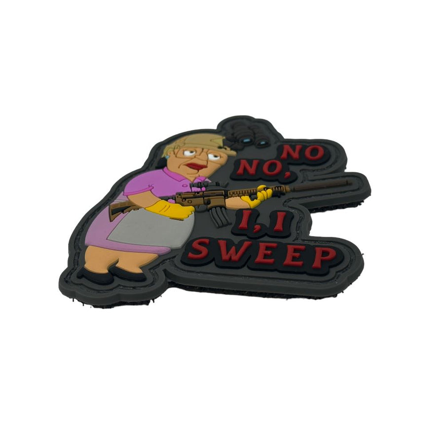 No No, I Sweep Patch + Sticker — alternate view 3