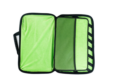 Hard Shell Marker Case - Carbon - Black With Green Liner — alternate view 3