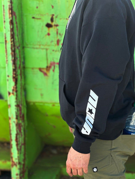 Logo Sweatshirt – White Lettering — alternate view 2