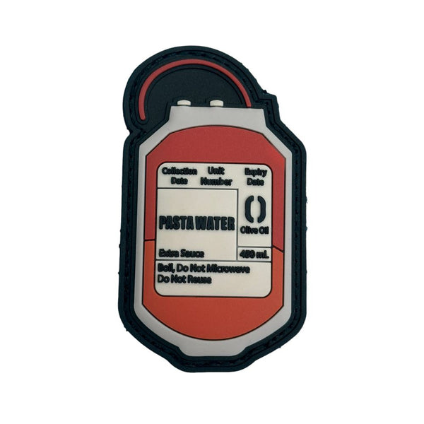 Patch Panel Pasta Water Patch + Sticker