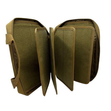 Zip Up Patch Bag - 5 Double Sided Pages - Multiple Colors – Black — alternate view 2