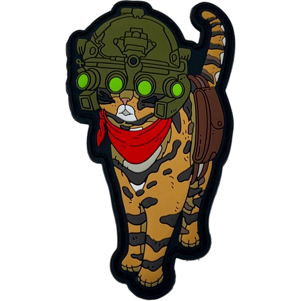 Patch Panel Patriot Pets - Dot the tactical Lawn Leopard Patch + Sticker