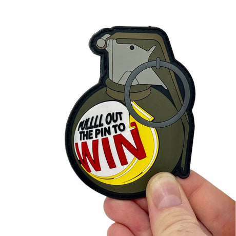 Pull the pin to win Patch + Sticker — alternate view 5