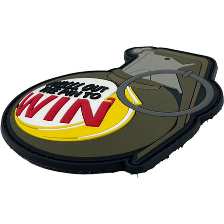 Pull the pin to win Patch + Sticker — alternate view 6