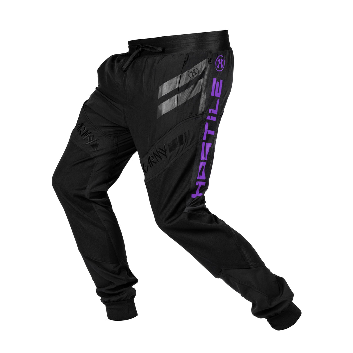 Hostile® - TRK AIR Jogger Pants - Purple – Small (Size 27-29)