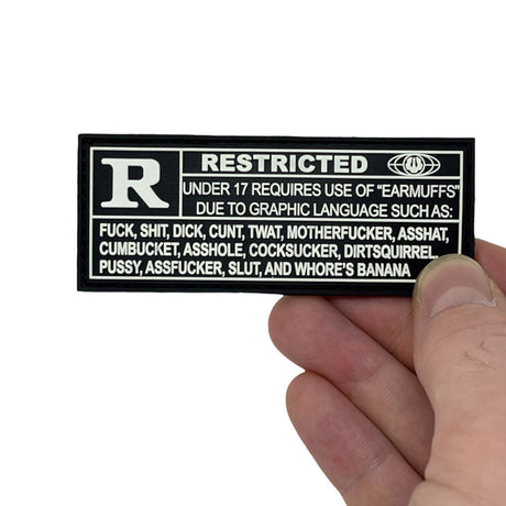 Rated R Patch + Sticker — alternate view 2