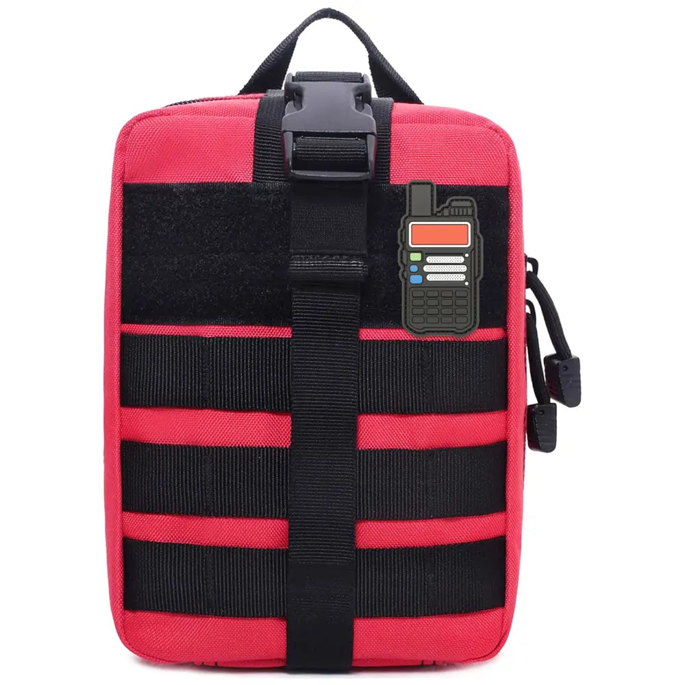 Ham Radio Go Bag with Tear-Away Velcro Back - Molle Compatible, Multi-Pocket Design for Radios, Cables, and Gear — alternate view 13