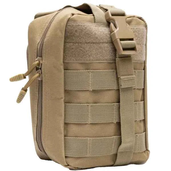 Ham Radio Go Bag with Tear-Away Velcro Back - Molle Compatible, Multi-Pocket Design for Radios, Cables, and Gear – Multicam