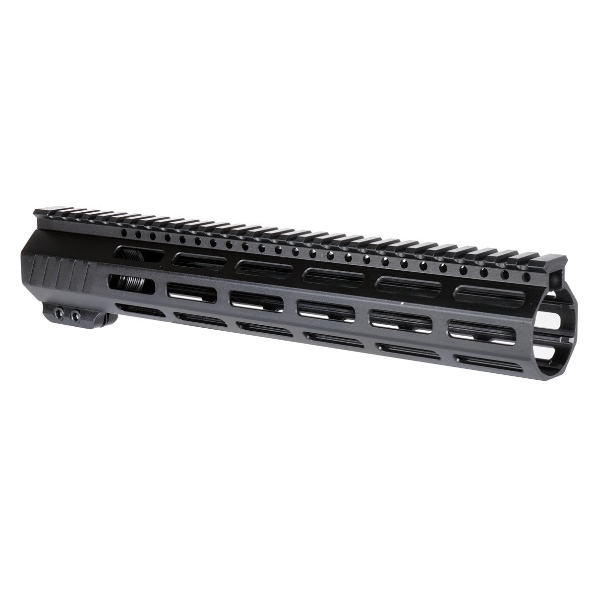 JE Machine AR-15 Ultra-Lightweight Minimalist Handguard 12" - No Anti-Rotation Tabs, M-LOK Compatible