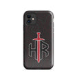 HRTI Tough Case for iPhone® – Black-on-Black – Matte — alternate view 2