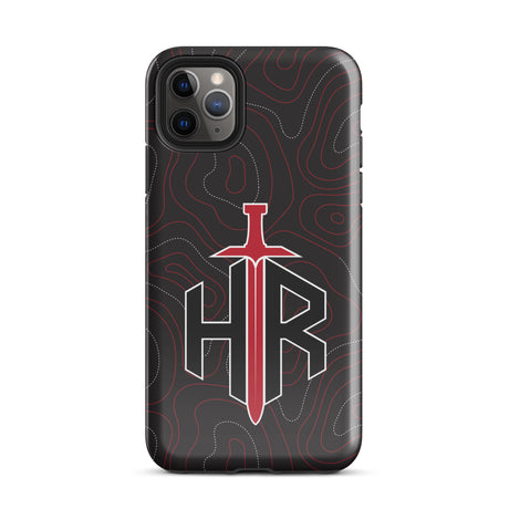 HRTI Tough Case for iPhone® – Black-on-Black – Matte — alternate view 6