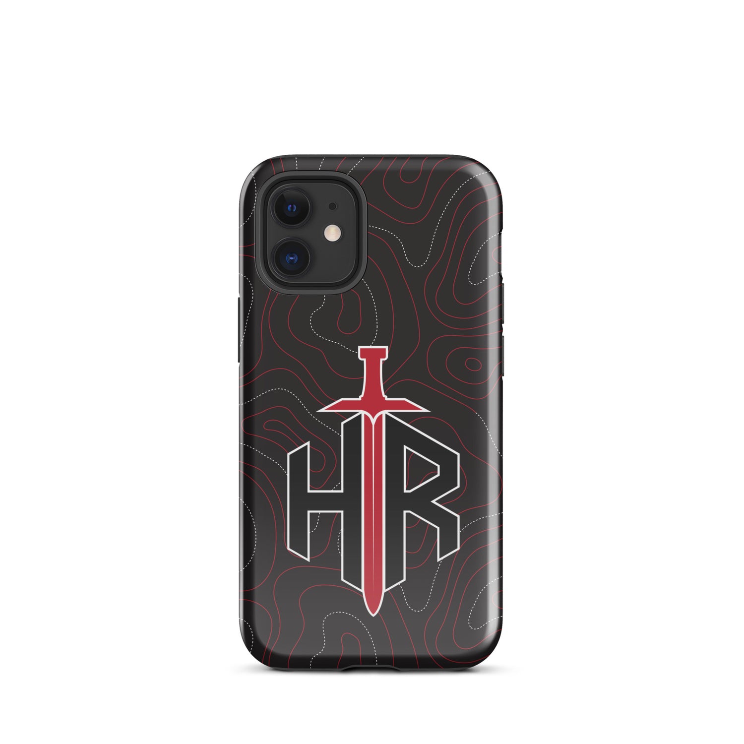 HRTI Tough Case for iPhone® – Black-on-Black – Matte — alternate view 8