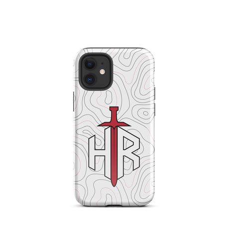 HRTI Tough Case for iPhone® – White-on-White – Matte — alternate view 8