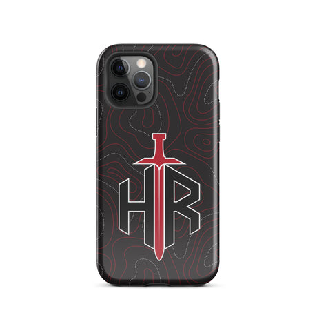 HRTI Tough Case for iPhone® – Black-on-Black – Matte — alternate view 12