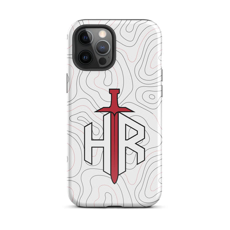 HRTI Tough Case for iPhone® – White-on-White – Matte — alternate view 14