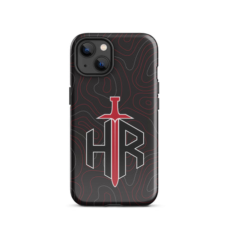 HRTI Tough Case for iPhone® – Black-on-Black – Matte — alternate view 18