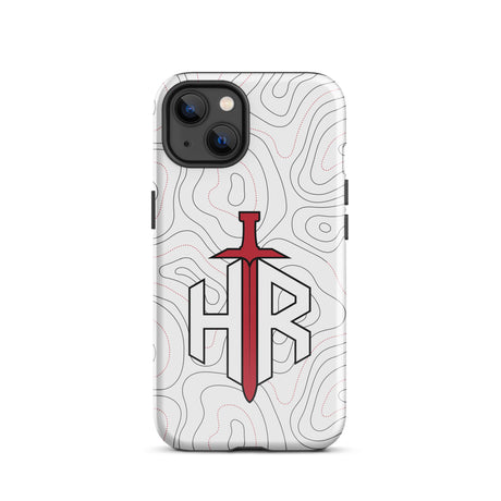 HRTI Tough Case for iPhone® – White-on-White – Matte — alternate view 18