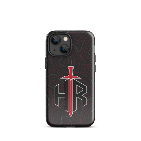 HRTI Tough Case for iPhone® – Black-on-Black – Matte — alternate view 16