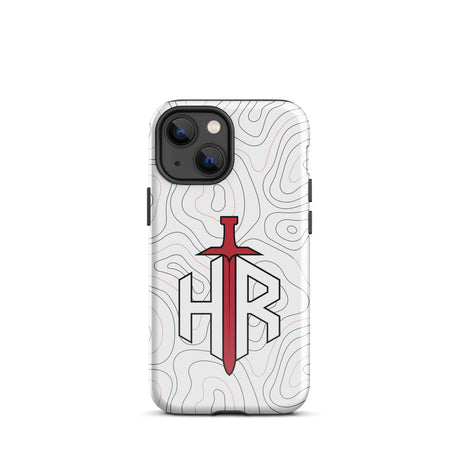 HRTI Tough Case for iPhone® – White-on-White – Matte — alternate view 16