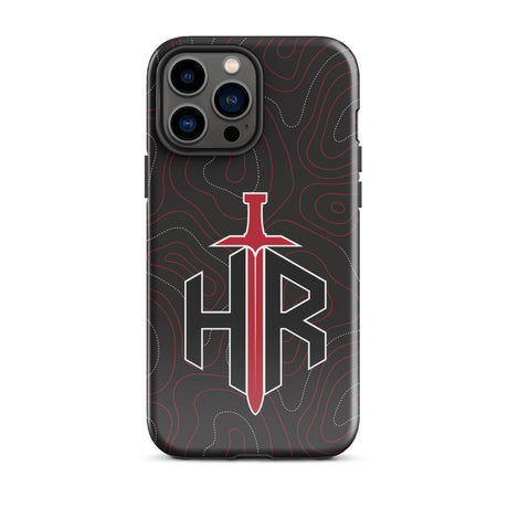 HRTI Tough Case for iPhone® – Black-on-Black – Matte — alternate view 22